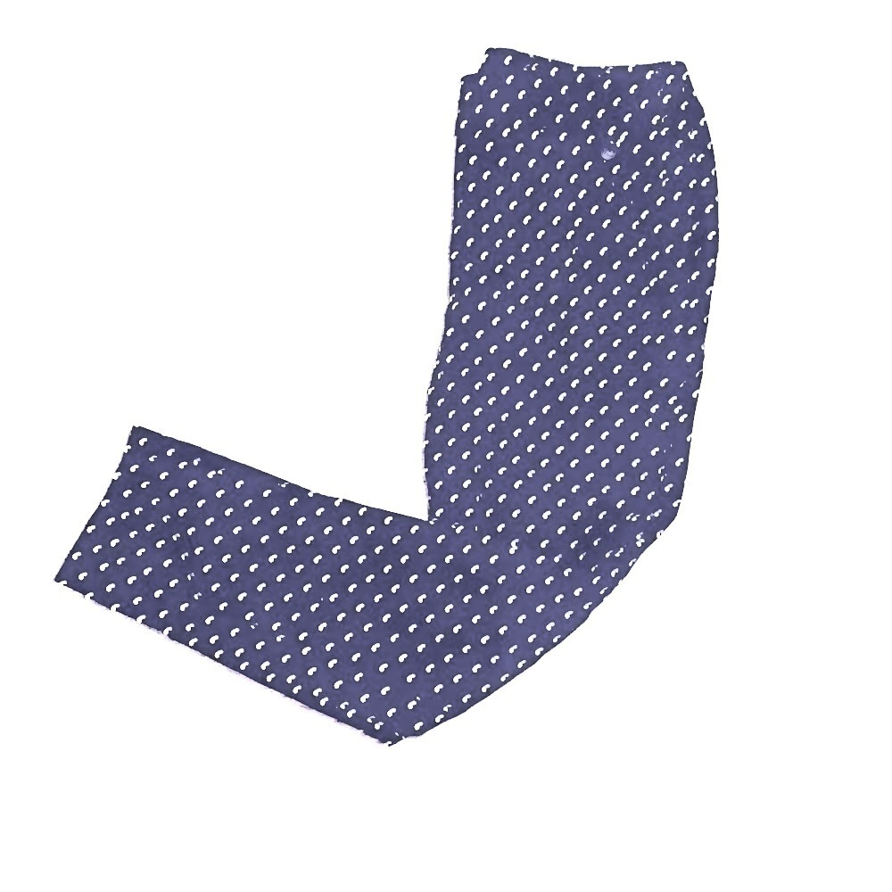 Loft Marisa skinny black and white dot pants. Cotton/spandex. Size 6P.